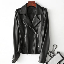 Load image into Gallery viewer, Women’s High-Quality Genuine Sheep Skin Leather Jackets