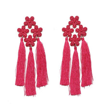 Load image into Gallery viewer, Best Yellow Tassel Earrings for Women - Ailime Designs
