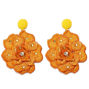 Flower Crystal Earrings Jewelry For Women - Ailime Designs