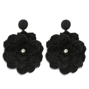 Flower Crystal Earrings Jewelry For Women - Ailime Designs