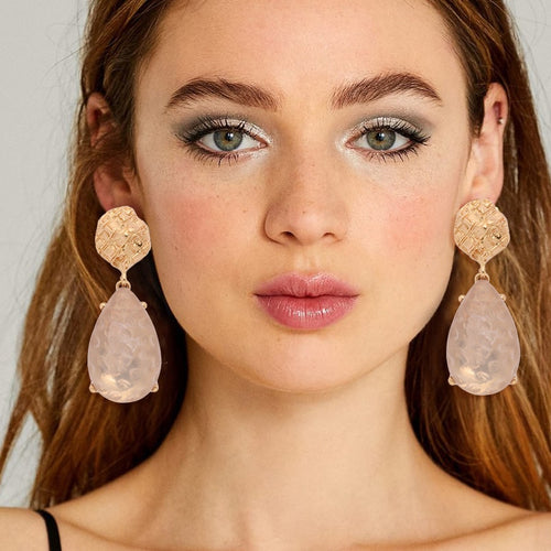 Crystal Rock Earrings For Women - Ailime Designs
