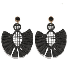 Load image into Gallery viewer, Cool Fringe Design Yellow Earrings For Women - Ailime Designs