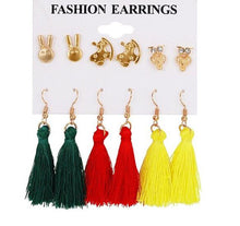 Load image into Gallery viewer, Diamonds, Loops, Triangles &amp; Various Style Design Drop Earrings - Ailime Designs