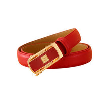 Load image into Gallery viewer, Women&#39;s Genuine Leather Belts w/ Gold Buckles