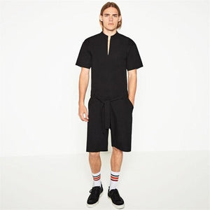 Men's One-piece Casual Style Cotton Rompers