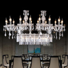 Load image into Gallery viewer, Elegant Rectangular Style Crystal Light Fixture