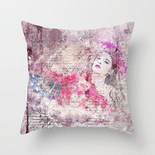 Load image into Gallery viewer, Lovely Watercolor Screen Print Design Throw Pillows