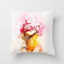 Load image into Gallery viewer, Lovely Watercolor Screen Print Design Throw Pillows - Ailime Designs