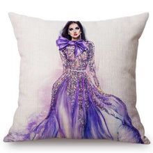 Load image into Gallery viewer, Fashion Models Screen Printed Throw Pillows - Ailime Designs