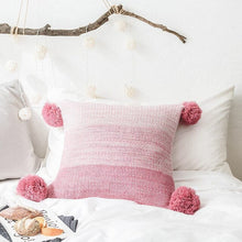 Load image into Gallery viewer, Super Warm Knitted Pom Poms Design Throw Pillows