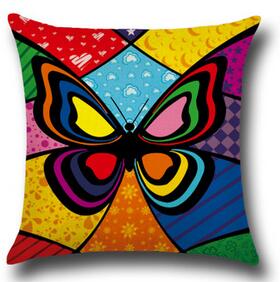 Butterfly Design Colorful Throw Pillows - Ailime Designs