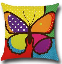 Load image into Gallery viewer, Butterfly Design Colorful Throw Pillows - Ailime Designs