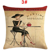 Load image into Gallery viewer, Woman Photo Shoot Poises Throw Pillows - Ailime Designs