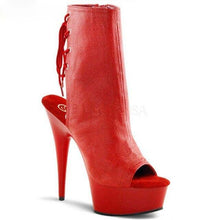 Load image into Gallery viewer, Women&#39;s High Platform Hollow-cut Shoe Ankle Boots