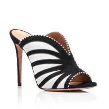 Load image into Gallery viewer, Women&#39;s Zebra Style Mules