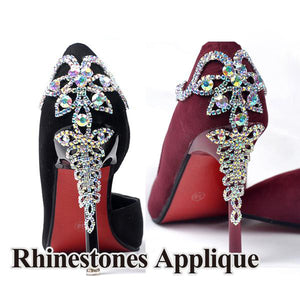 Decorative Rhinestone Shoe Appliques
