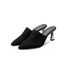 Load image into Gallery viewer, Women&#39;s Fluted Design Slip-on Mules