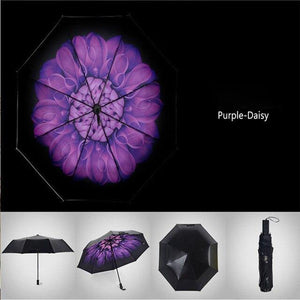 Unisex Nylon Beautiful Galaxy Custom Umbrella's