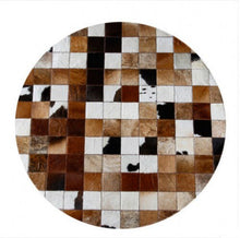 Load image into Gallery viewer, Oval Beauties - Genuine Leather Skin Area Rugs