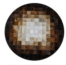 Load image into Gallery viewer, Oval Beauties - Genuine Leather Skin Area Rugs