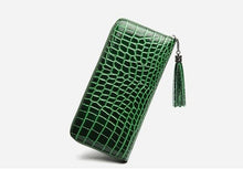 Load image into Gallery viewer, Women&#39;s 100% Genuine Embossed Leather Skin Wallets - Fine Quality Accessories