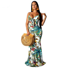 Load image into Gallery viewer, Women&#39;s Sexy Jungle Print Design Maxi Dresses