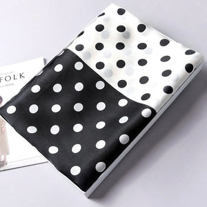 100% Pure Silk Scarves - Geometric & Polka Dots Designs