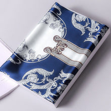 Load image into Gallery viewer, 100% Pure Silk Scarves - Scroll Leaf Design