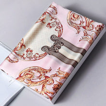 Load image into Gallery viewer, 100% Pure Silk Scarves - Scroll Leaf Design