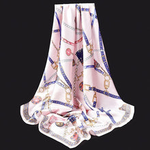 Load image into Gallery viewer, 100% Pure Silk Scarves - Geometric Links