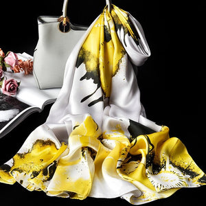 Women's Luxury 100% Silk Scarves - Fine Quality Accessories