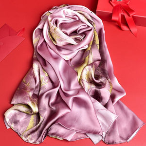 Women's 100% Silk Shawl Wrap Scarves