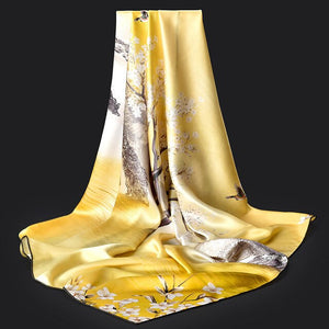 Women's 100% Real Silk Scarves - High Quality Accessories