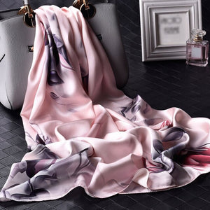 Women's 100% Pure Silk Scarves - High Quality Accessories