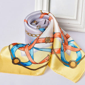 100% Pure Silk Scarves -Rope Links Design