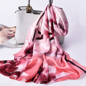 Women's 100% Silk Scarves - Fine Quality Accessories