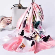 Load image into Gallery viewer, Women&#39;s 100% Silk Scarves - Fine Quality Accessories