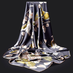 Women's 100% Real Silk Scarves - Fine Quality Accessories