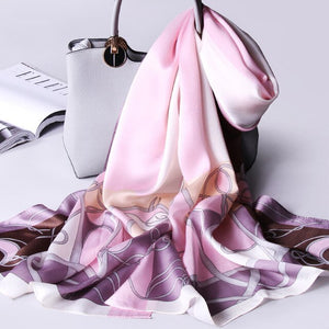Women's Luxury Fine Quality 100% Real Silk Scarves