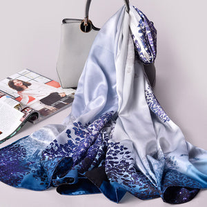 Women's 100% Silk Wrap Shawl Style Scarves