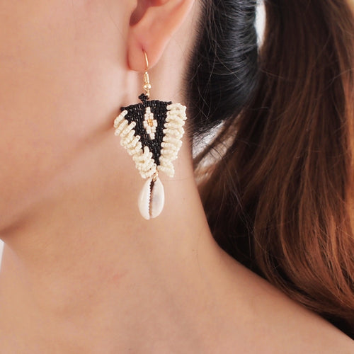 Women's Ethnic Design Multi-color Beaded Earrings