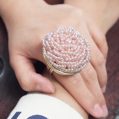Women's Faux Pearl Design Fashion Ring