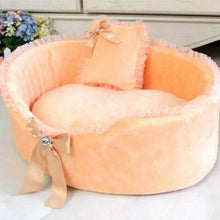 Load image into Gallery viewer, Adorable Beautiful Lace Trim Dog Beds- Ailime Designs