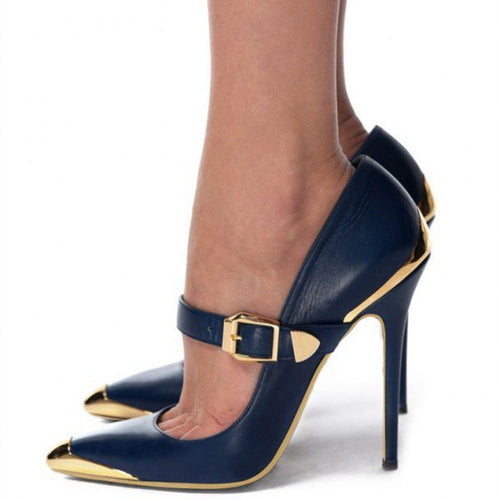 Women's Stylish Mary Jane Design High Heels - Ailime Designs