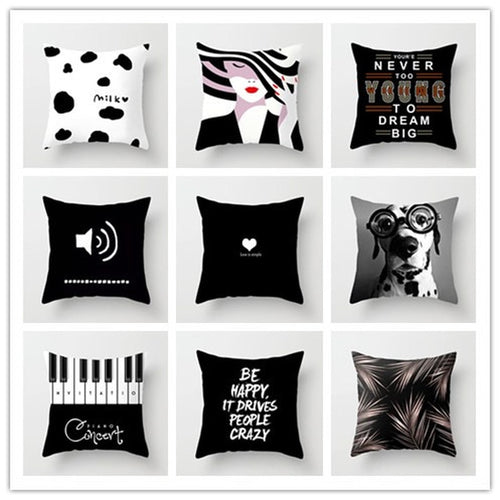 Cool Style Printed Throw Pillowcases