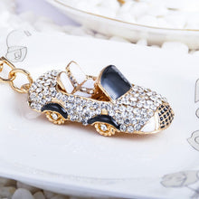 Load image into Gallery viewer, Roadster Sports Car Rhinestone Keychain Holders - Purse Accessories