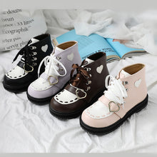 Load image into Gallery viewer, Women&#39;s Buckle Strap Ankle  Design Shoe Boots