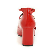 Load image into Gallery viewer, Women’s Red Hot Stylish Fashion Apparel - Patent Leather Mary Jane Shoes
