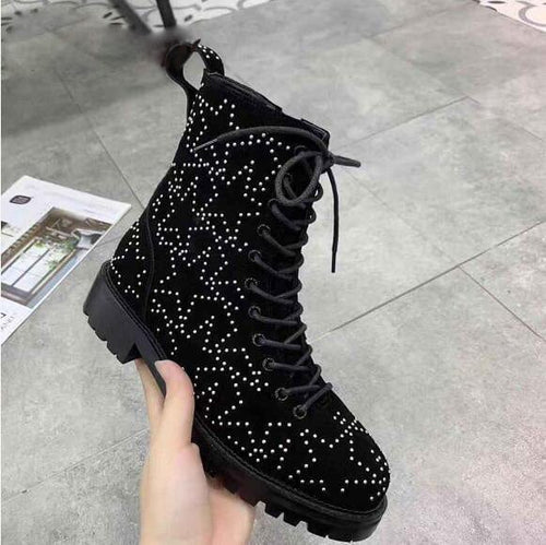 Women’s Stylish Leopard Design Ankle Boots