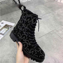 Load image into Gallery viewer, Women’s Stylish Leopard Design Ankle Boots